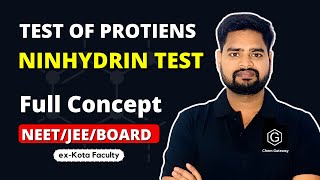 Ninhydrin Test  Test of Amino acid  Chemical Test for Protein  IITJEE  NEET BOARDS CHEMGATEWAY [upl. by Domeniga]