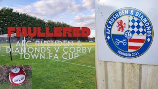 FA Cup Extra preliminary round replay AFC Rushden amp Diamonds v Corby Town full penalty shootout [upl. by Bohlen]