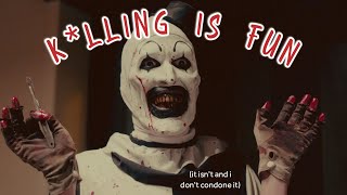 Art The Clown causing chaos cutely for just over 5 minutes straight 🤡 Terrifier 1 [upl. by Auqinot985]