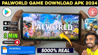 📥 PALWORLD GAME DOWNLOAD  HOW TO DOWNLOAD PALWORLD IN ANDROID  PALWORLD GAME KAISE DOWNLOAD KARE [upl. by Gnah]