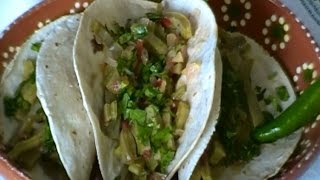 Nopales guisados con un toque de jengibre RecetasdeLuzMa [upl. by Elodie]