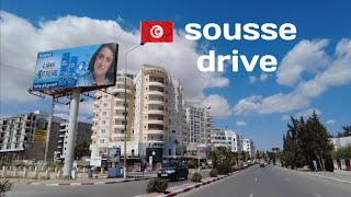 Tunisia Sousse drive  beautiful scenic view  by g buka [upl. by Ontine]