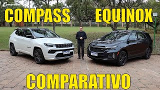 Comparativo Jeep Compass Série S x Chevrolet Equinox RS [upl. by Enimajneb]