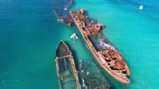 bebop 2 drone footage from Tangalooma may 2016 [upl. by Daniela553]