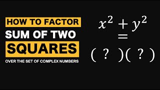 Algebra Challenge Can you factor x2  y2 [upl. by Edgerton]