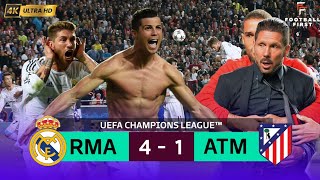 The day Ramos Saves Real Madrid VS Atlético Madrid UCL Final 2014 HighlightThe LastMinute Hero 4K [upl. by Ahserkal]