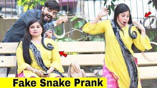 Fake Snake Prank  HitPranks [upl. by Aicenat]