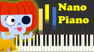 Creepy Zombies Theme Song Piano Tutorial EASY [upl. by Ezequiel]