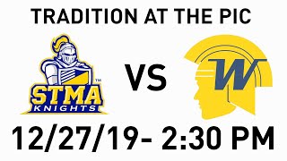 Tradition at the PIC STMA vs Wayzata Boys Hockey 122719 [upl. by Silber]