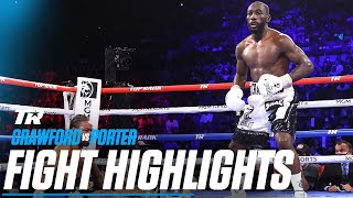 Terence Crawford Highlight Reel Knockout of Shawn Porter Keeps Welterweight Title  FIGHT HIGHLIGHT [upl. by Nalid]