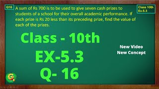 Ex 53 Q16 Class10  AP Chapter 5  Exercise 53  Class10 NCERT  Class10 Ex 53 Q16  Green Board [upl. by Lenoel]