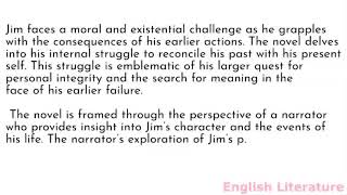 Summary and Analysis of Lord Jim by Joseph Conrad [upl. by Acissehc]