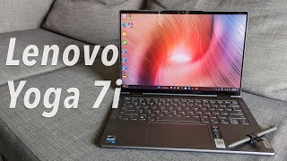 Lenovo Yoga 7i 2022 Overview  Good 2 in 1 Laptop [upl. by Oinolopa]