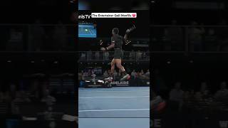 The Entertainer Gaël Monfils ❤️ 🎥 tennistv  ATPTour tennis [upl. by Arvy]