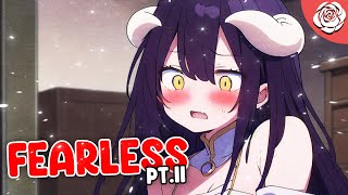 Nightcore  Fearless Pt II Lyrics [upl. by Pearlstein84]