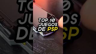 TOP 10 JUEGOS de PSP 🏆👌 psp topgaming gaming playstation [upl. by Atinob]