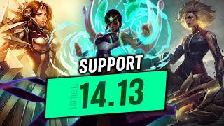 1413 Support Tier ListMeta Analysis  League of Legends [upl. by Bonucci663]