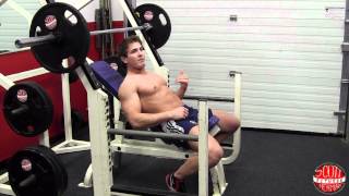 How To Barbell Incline Chest Press [upl. by Rubel31]