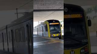 Metro C Line departing Norwalk I105I605 Fwy C Line Station Car 1203 shorts youtubeshorts fyp [upl. by Ardnahsal]