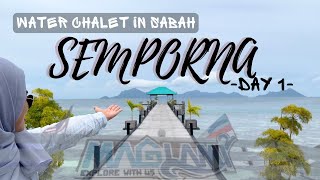 Semporna Sabah 4D 3N Day 1 MAGLAMI LAMI Waterhouse Resort [upl. by Anairt]