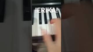 Erika piano tutorial [upl. by Onitnevuj]