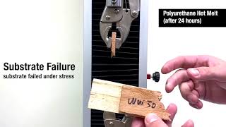 Polyurethane PUR Hot Melt vs Traditional Hot Melt Adhesives  Strength Test  Hotmeltcom [upl. by Garrity]