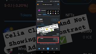 Celia Claimed and Not Showing Issue Solution Celia Contract address Metamask and Trust Wallet Guide [upl. by Hashim]