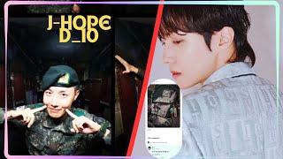 ‘D10’ BTS’ JHope counts down to October 17 military discharge Jin calls him ‘cheeky friend’ [upl. by Ima]