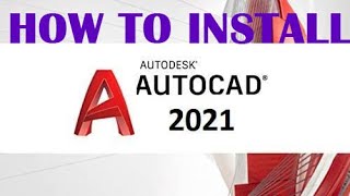 how to install autocad 2021 [upl. by Enidlareg]