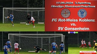 Oberliga FC RotWeiss Koblenz vs SV Gonsenheim [upl. by Dacy]