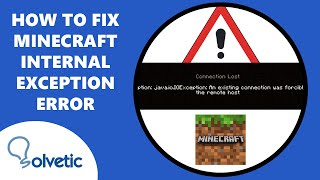 How to fix Minecraft Internal Exception Error ✔️ [upl. by Sinnaoi]