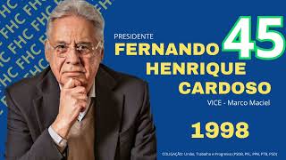 ARQUIVO ELEITORAL Jingle Fernando Henrique Cardoso 45 “ Levanta mão e vamos lá ” ELEIÇÕES 1998 [upl. by Aiblis]