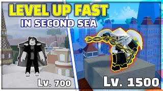 BEST TIPS to LEVEL UP FAST in the Second Sea using BUDDHA FRUIT in BLOX FRUITS  LEVEL 700 to 1500 [upl. by Nyliak131]