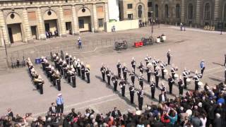 Arméns Musikkårs Figpremiär 2016 del 14  Marcia Carolus Rex [upl. by Nij]