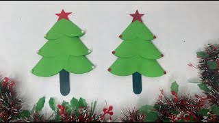 Christmas Tree Ideas  Paper Christmas Tree  Christmas Decor Ideas  Easy Christmas Tree Making [upl. by Loos858]