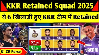 🚨 Big Good News  Full List Of Players Retained For IPL 2025  KKR Retention 2025 [upl. by Atirabrab132]