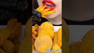 ZOEY ASMR ATE BBURINKLE WITH SATISFYING SOUND mukbang koreanfood asmr food [upl. by Nosmirc]