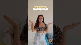 DAY 27 Short Girl Style Tips That You Must Know💛  Dress Better In 30 Days fashion fashiontips [upl. by Irtimd]