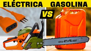 Motosierra eléctrica vs a gasolina I Lo Mejor [upl. by Leay774]