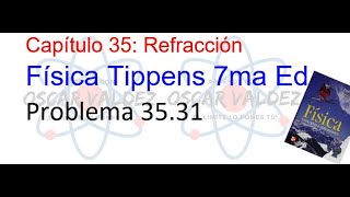 Problema 3531 Física Tippens Capítulo 35 ¿Cómo calcular la profundidad aparente por refracción [upl. by Proulx632]