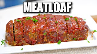 Easy Homemade Meatloaf Recipe  Juicy Meatloaf Recipe [upl. by Esinahs]