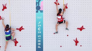 Climbing Stars Shine Sorato Ondra and Ginés Advance to Paris 2024 Finals [upl. by Dnomad]