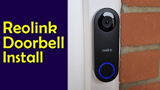 Reolink Video Doorbell Install UK amp Bell Transformer [upl. by Louise487]