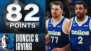 Luka Doncic amp Kyrie Irving Combine For 82 Points In Mavericks W  March 2 2023 [upl. by Partan]