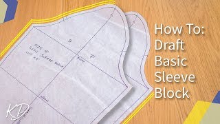 DETAILED HOW TO MAKE BASIC SLEEVE PATTERN  KIM DAVE [upl. by Kutchins]