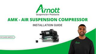 Arnott AMK Air Suspension Compressor Installation Video for MercedesBenz RClass W251 [upl. by Eirojram]