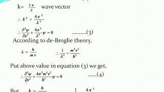 Schrodingers Time Independent Wave Equation [upl. by Shana590]