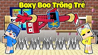 HUY NOOB BỊ BOXY BOO TRÔNG TRẺ TRONG MINECRAFTBOXY BOO TRÔNG TRẺ 👶🎁 [upl. by Frechette661]