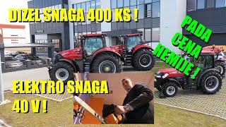 PAZITE MAŠINERIJA I HEMIJAPRVA PRAVA testera na baterija KOJA RADI TRAKTOR OD 400 KONJA  PADA [upl. by Armahs]