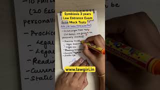 Symbiosis 3 years Law Entrance Exam Mock Tests  AIAT SLS Pune [upl. by Karlise]